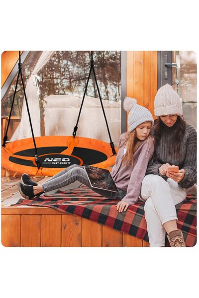 Neo-Sport Nest swing for children XXL 95 cm, steel frame, waterproof and durable cover made of O material