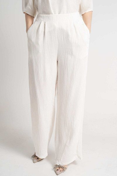 Nichii Women's Wide-Leg Long Trousers
