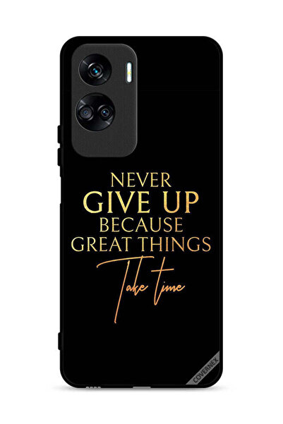 Covernex غطاء حماية لهاتف Honor 90 Lite 5G لا تستسلم أبدًا لأن الأشياء العظيم...