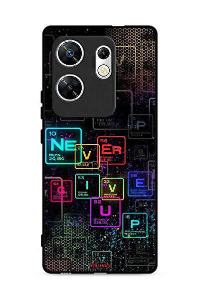Tolwak غطاء حماية لهاتف Infinix Zero 30 4G - فن Never Give Up