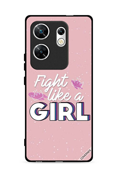 Covernex غطاء حماية لهاتف Infinix Zero 30 4G بتصميم Fight Like A Girl