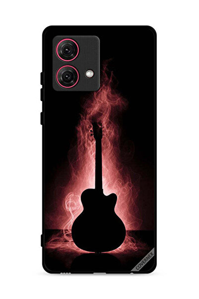 Covernex غطاء حماية لهاتف موتورولا موتو جي 84 5G بطبعة انعكاس الجيتار