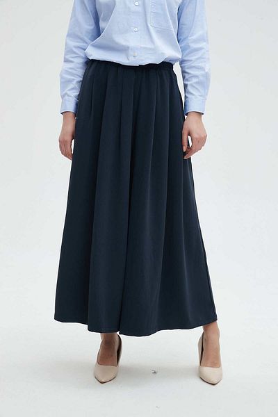 Nichii Women's Wide-Leg Solid Skirt Pant