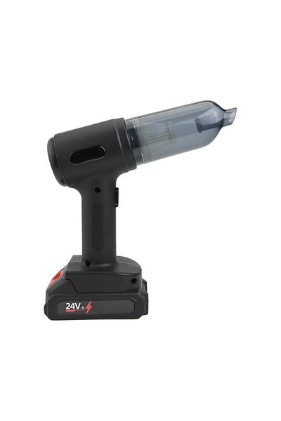 Blasko Aspirator auto portabil 3 în 1, fără fir, 2 viteze, USB-C, alb, compact
