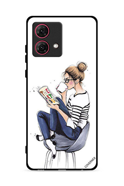 Covernex غطاء حماية لهاتف موتورولا موتو جي 84 5 جي - قراءة كتاب الفن