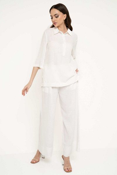 Nichii Women's Wide-Leg Printed Long Trousers