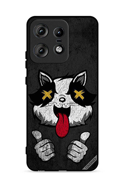 Covernex غطاء حماية لهاتف موتورولا إيدج 50 برو 5G بتصميم قطة مارشميلو