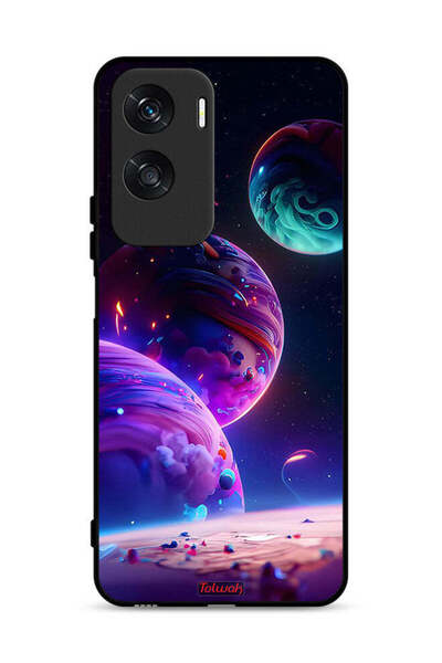 Tolwak غطاء حماية لهاتف Honor X50i 5G بنقشة كوكبية