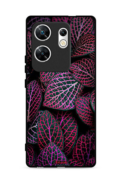 Tolwak غطاء حماية لهاتف Infinix Zero 30 4G بنقشة أوراق سالجا