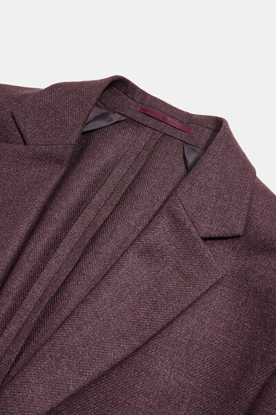 W Collection BORDO DÜĞMELİ YÜN CEKET