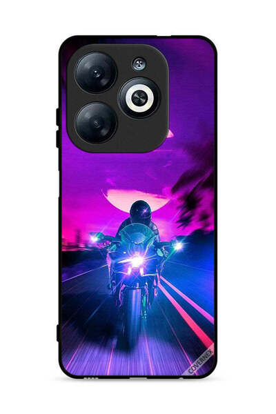 Covernex Infinix Smart 8 4G Protective Case Cover Man On Bike Wallpaper