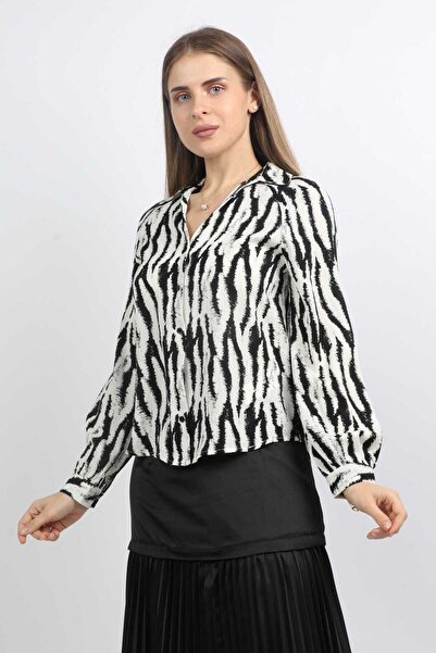 Nichii Soft Printed Long-Sleeve Shirt