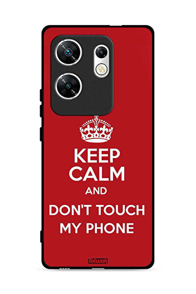 Tolwak غطاء حماية لهاتف Infinix Zero 30 4G، حافظ على هدوئك ولا تلمس هاتفي