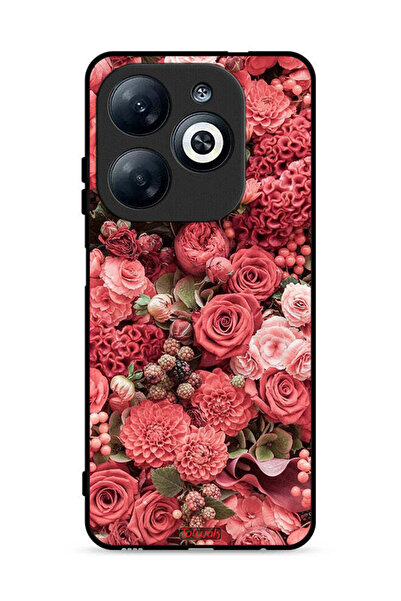 Tolwak غطاء حماية لهاتف إنفينيكس سمارت 8 4G - لون وردي خوخي