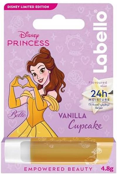NIVEA Labello Disney Princess Belle Vanilla Cake Lip Balm for Girls