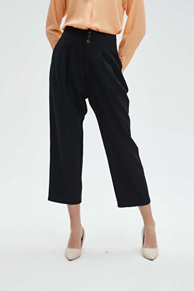 Nichii Solid Midi Skirt with Side Slit