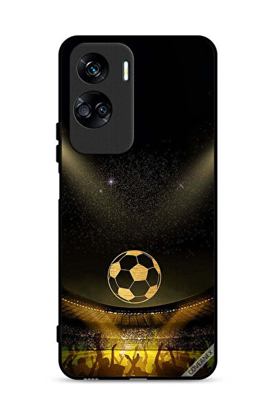 Covernex غطاء حماية لهاتف Honor 90 Lite 5G بخلفية فيلم كرة قدم كلاسيكية باللو...