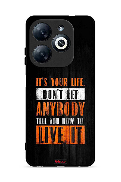 Tolwak غطاء حماية لهاتف Infinix Smart 8 4G Its Your Life