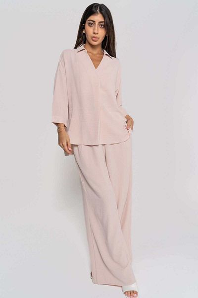 Nichii Women's Plain Wide-Leg Trousers