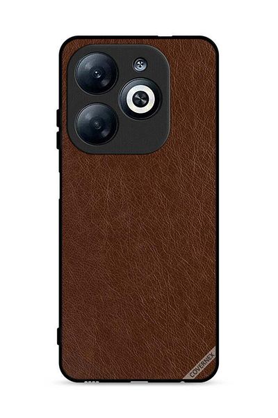Covernex غطاء حماية جلدي بنقشة جلدي لهاتف Infinix Smart 8 4G
