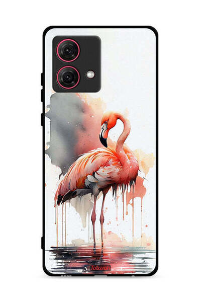 Tolwak غطاء حماية لهاتف موتورولا موتو جي 84 5 جي برسومات ألوان مائية استوائية