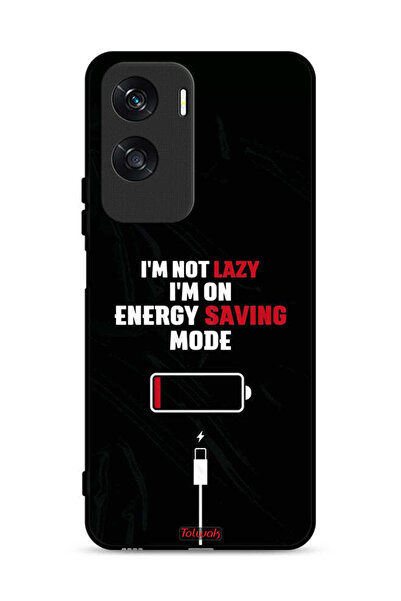 Tolwak غطاء حماية لهاتف Honor X50i 5G أنا لست كسولاً، أنا في وضع توفير الطاقة