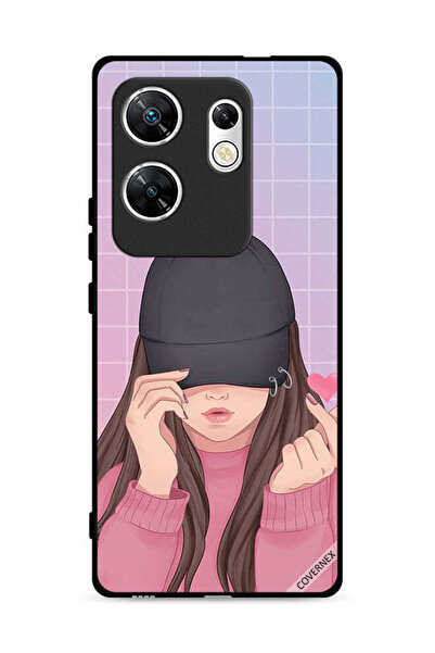 Covernex غطاء حماية لهاتف Infinix Zero 30 4G بطبعة Snap Love Cap Girl