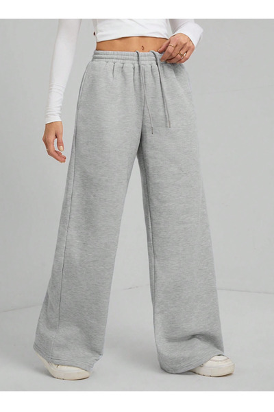 CAONNES بنطلون رياضي نسائي رمادي مقاس كبير فضفاض وفضفاض من ALTI مصنوع من قماش...