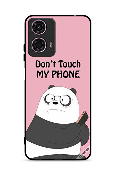 Covernex غطاء حماية لهاتف موتورولا موتو جي 24 4G - لا تلمس هاتفي باندا