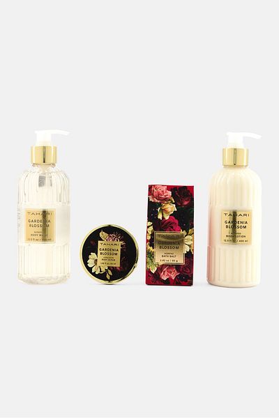 Tahari 4 Piece Rose, Jasmine Spa Set 850ml