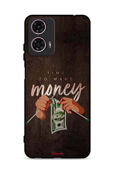 Tolwak غطاء حماية لهاتف موتورولا موتو جي 24 4G - حان وقت جني المال