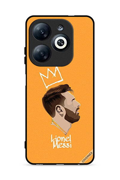 Covernex غطاء حماية لهاتف Infinix Smart 8 4G بتصميم ليو ميسي الملك