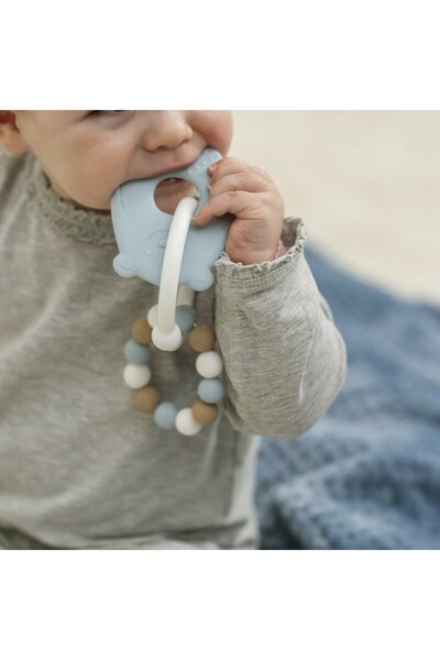 Nattou Teething toy, Nattou, Made of silicone, Can also be used individually as a rattle toy