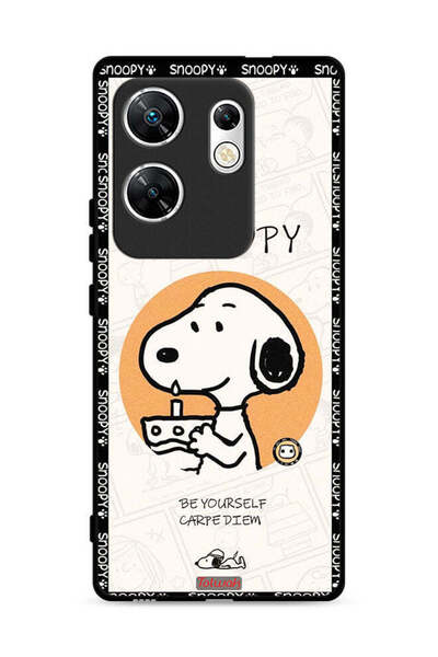 Tolwak غطاء حماية لهاتف Infinix Zero 30 4G بتصميم سنوبي "كن نفسك"