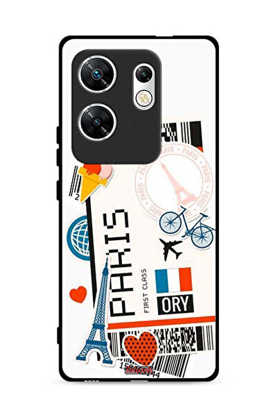 Tolwak غطاء حماية لهاتف Infinix Zero 30 4G، ملصق باريسي