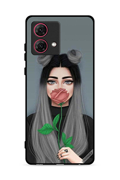 Covernex غطاء حماية لهاتف موتورولا موتو جي 84 5 جي برسومات فتاة لطيفة