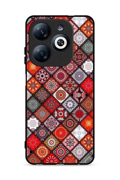 Covernex غطاء حماية لهاتف إنفينيكس سمارت 8 4G بتصميم ماندالا