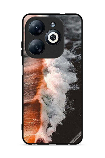 Covernex غطاء حماية لهاتف Infinix Smart 8 4G بتصميم موجة مياه البحر