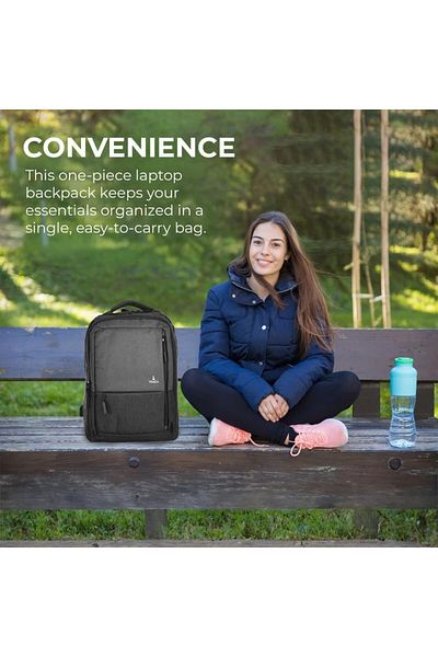 Track | Laptop Backpack | Model HC621 | Unisex | 17.5 Inch | Soft Fabric | One Piece