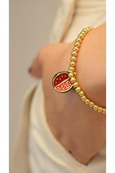 Jerie Gold Topcuk Watermelon Figure Bracelet