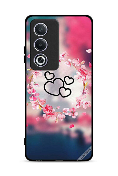 Covernex غطاء حماية لهاتف Oppo A3 Pro 5G بتصميم قلوب ومشبك فني