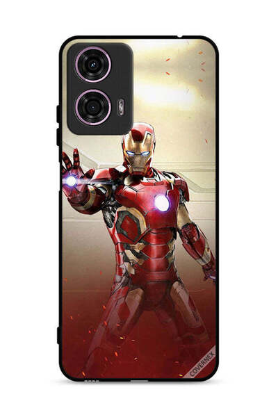 Covernex غطاء حماية لهاتف موتورولا موتو جي 24 4G من Iron Man Defense