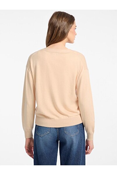 Guess Gj Ls Women's Silk Blended Knitwear Cardigan