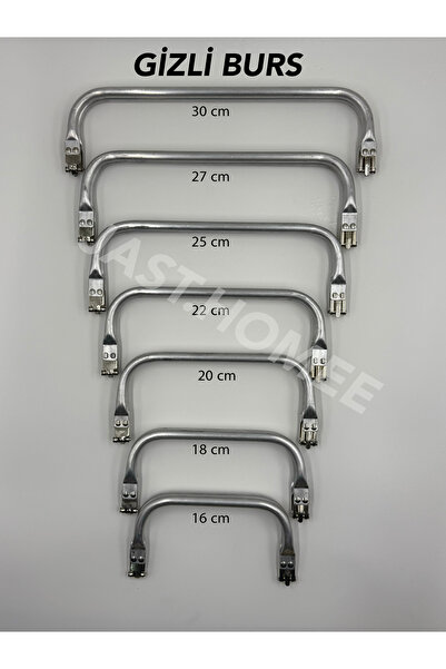 Jast Textile Gizli Burs 16cm , 18cm , 20cm , 22cm, 25cm , 27cm , 30cm