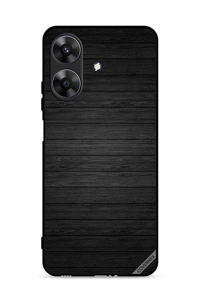 Covernex غطاء حماية لهاتف Realme Note 60 4G بنمط خشبي داكن
