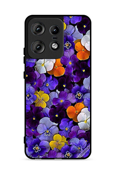 Covernex غطاء حماية لهاتف موتورولا إيدج 50 برو 5G بنقشة زهور صغيرة