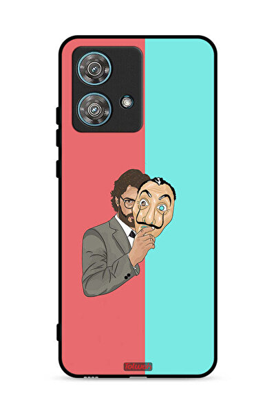 Tolwak غطاء حماية لهاتف موتورولا إيدج 40 نيو 5G، تصميم البروفيسور آرت