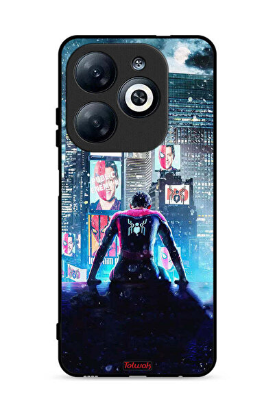 Tolwak غطاء حماية سبايدر مان لهاتف إنفينيكس سمارت 8 4G