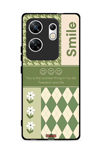 Tolwak غطاء حماية لهاتف Infinix Zero 30 4G، الابتسامة هي أسعد شيء في حياتي