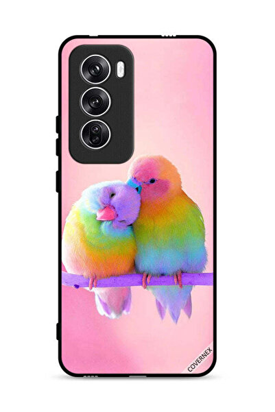 Covernex غطاء حماية لهاتف Oppo Reno12 5G بنقشة طيور لطيفة